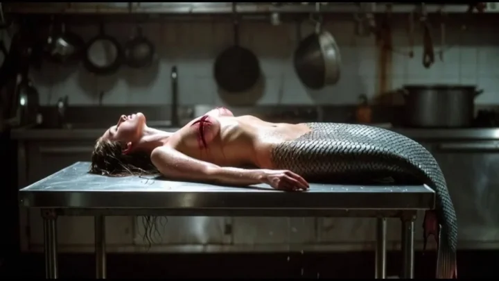 They cut the mermaid’s breasts