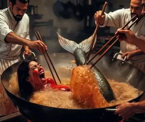 Mermaid Deep Fried Delight – AI Generated