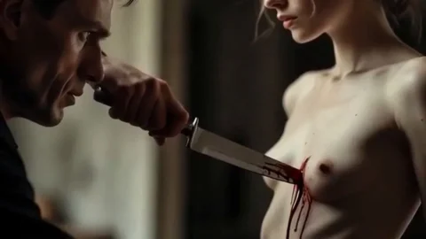 Woman Brutally Stabbed by Crazed Man AI Compilation (Part 1)