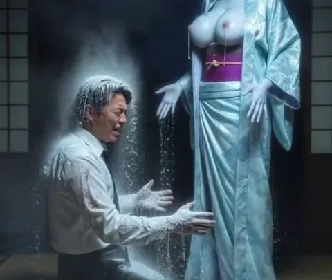 Yuki Onna the Snow Woman – AI generation