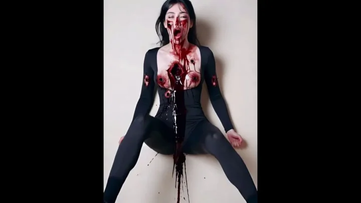 Kunoichi Gunshot Gore Collection (Part 8) AI