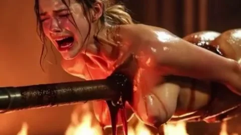 Final Scream Before the Fire Consumes (AI)