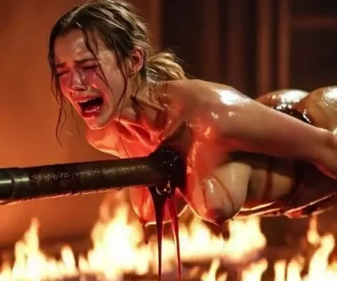 Final Scream Before the Fire Consumes (AI)