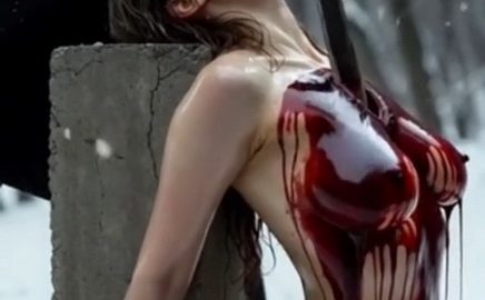 Extreme Bloody Female Death (AI)