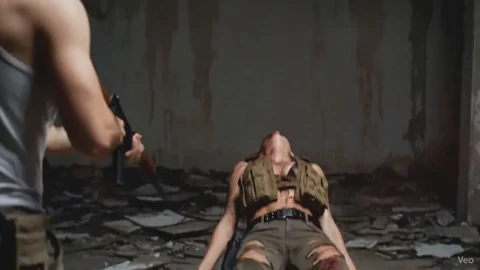 Tied Military Girls Executions – Headshot (AI)