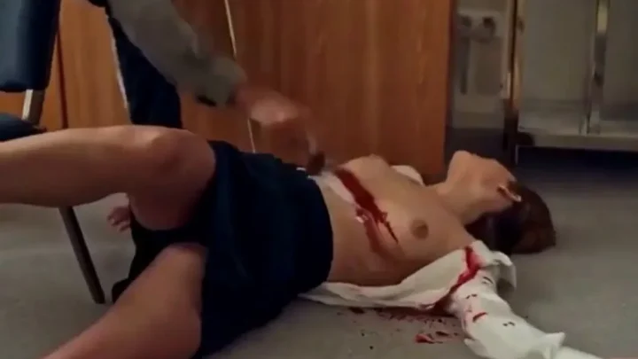 Sexy College Student Stabbed by Professor (AI)