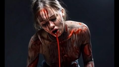 Kunoichi Dying of Gaping Wounds AI
