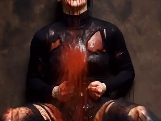 Kunoichi Shot and Coughs up Blood AI