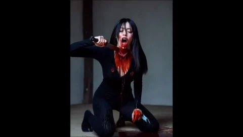 Kunoichi Throat Slicing Collection AI